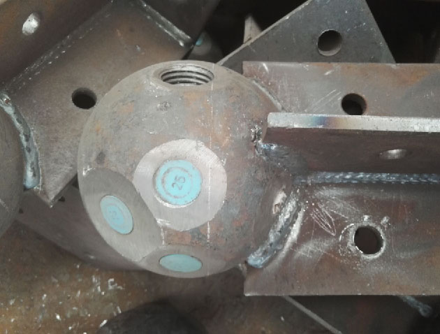 富锦螺栓球球塞，网架配件